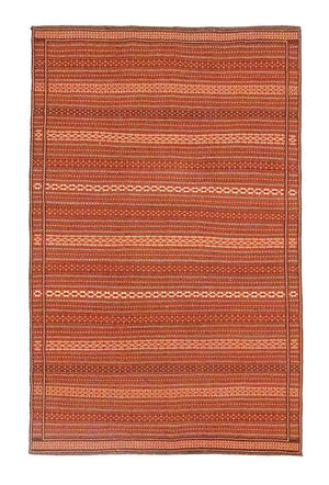 Alfombra Kelim - Oriental - 305 x 198 cm - naranja