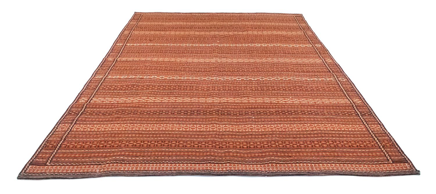 Alfombra Kelim - Oriental - 305 x 198 cm - naranja