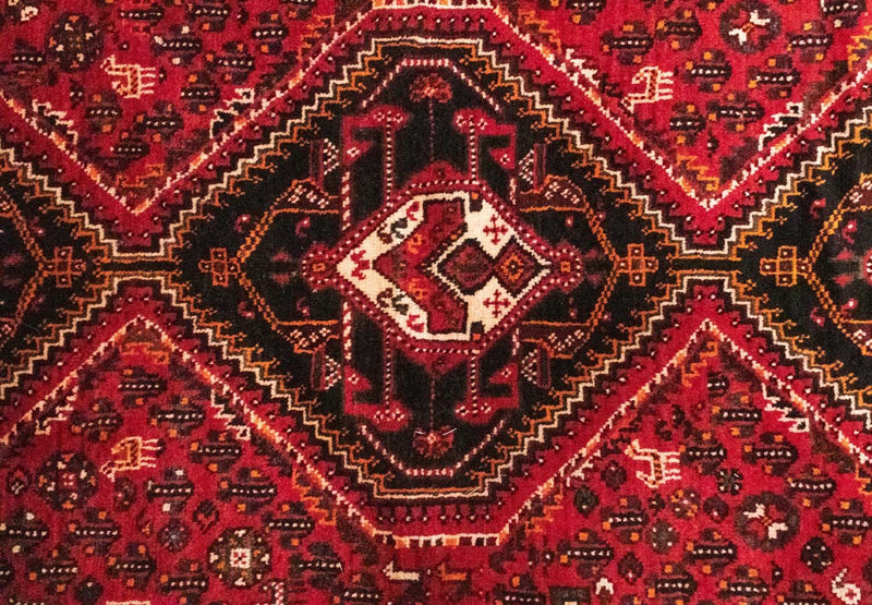 Alfombra persa - Nómada - 300 x 215 cm - rojo