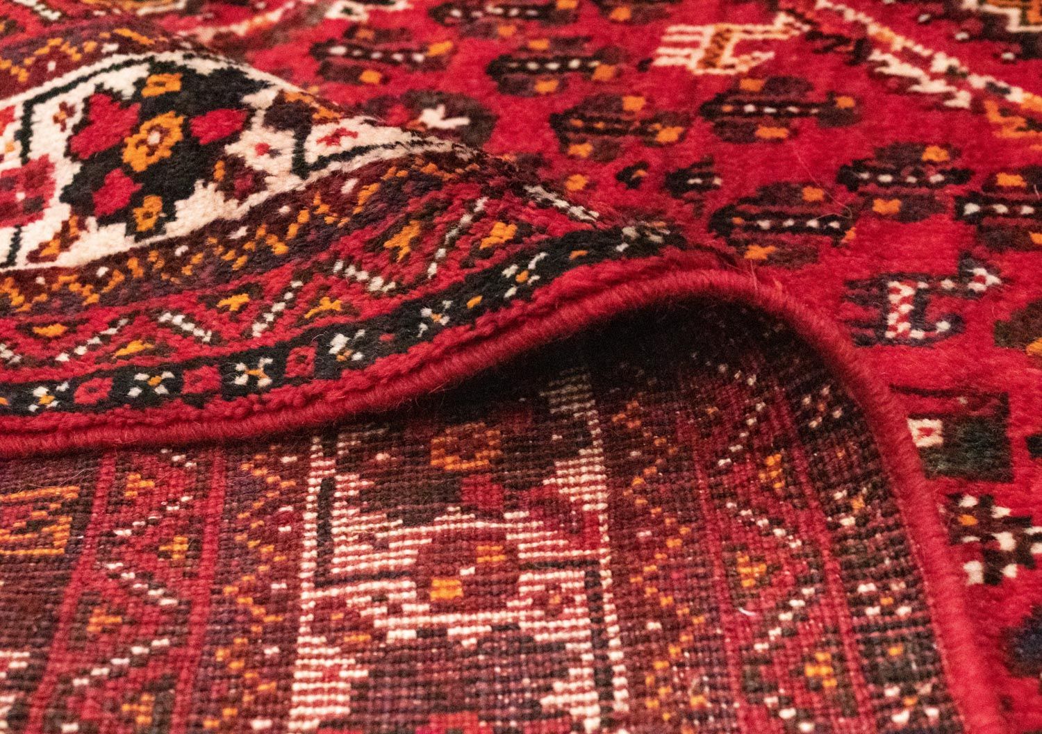 Alfombra persa - Nómada - 300 x 215 cm - rojo