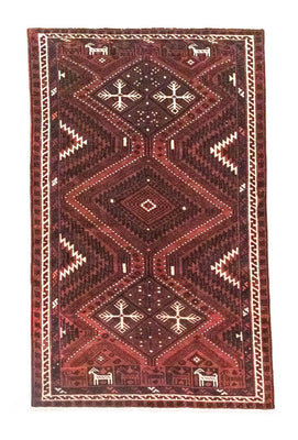 Alfombra persa - Nómada - 270 x 175 cm - marrón