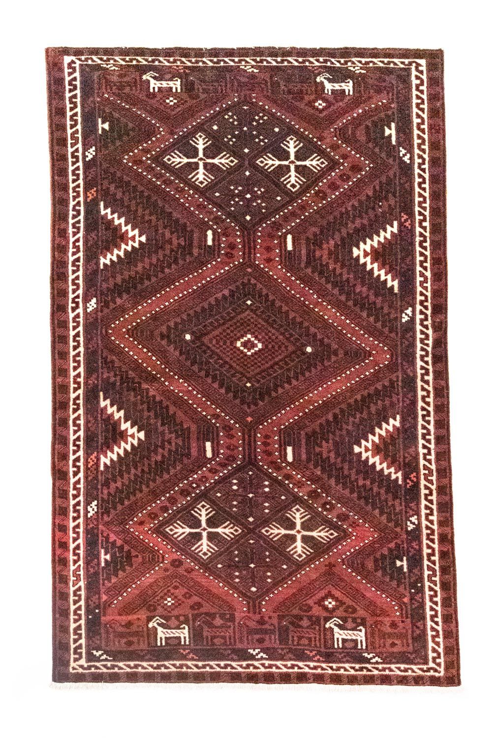Alfombra persa - Nómada - 270 x 175 cm - marrón