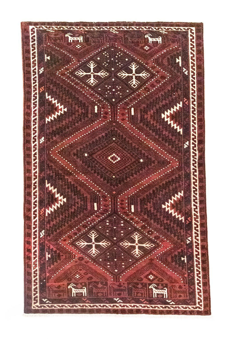 Alfombra persa - Nómada - 270 x 175 cm - marrón