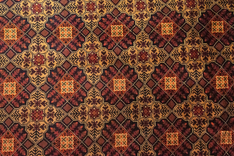 Alfombra afgana - 288 x 198 cm - rojo