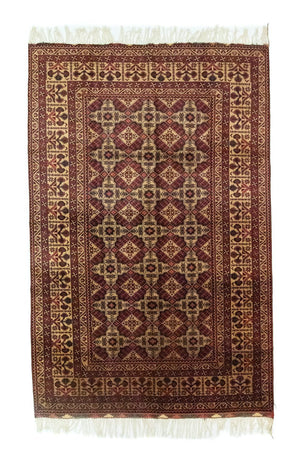 Alfombra afgana - 283 x 199 cm - marrón