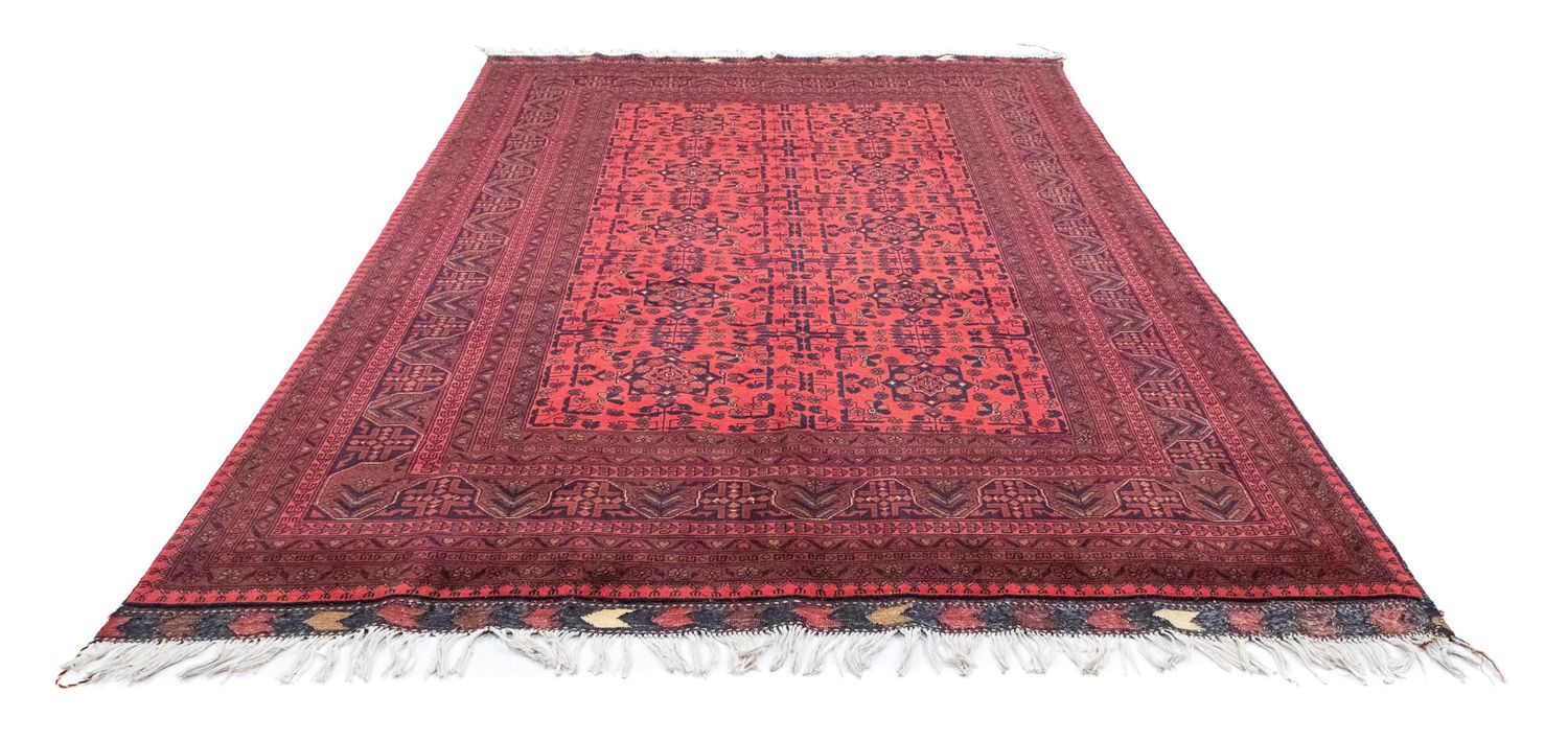 Alfombra afgana - Kunduz - 300 x 198 cm - rojo