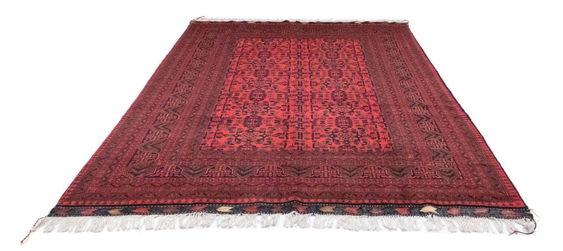 Alfombra afgana - Kunduz - 299 x 200 cm - rojo