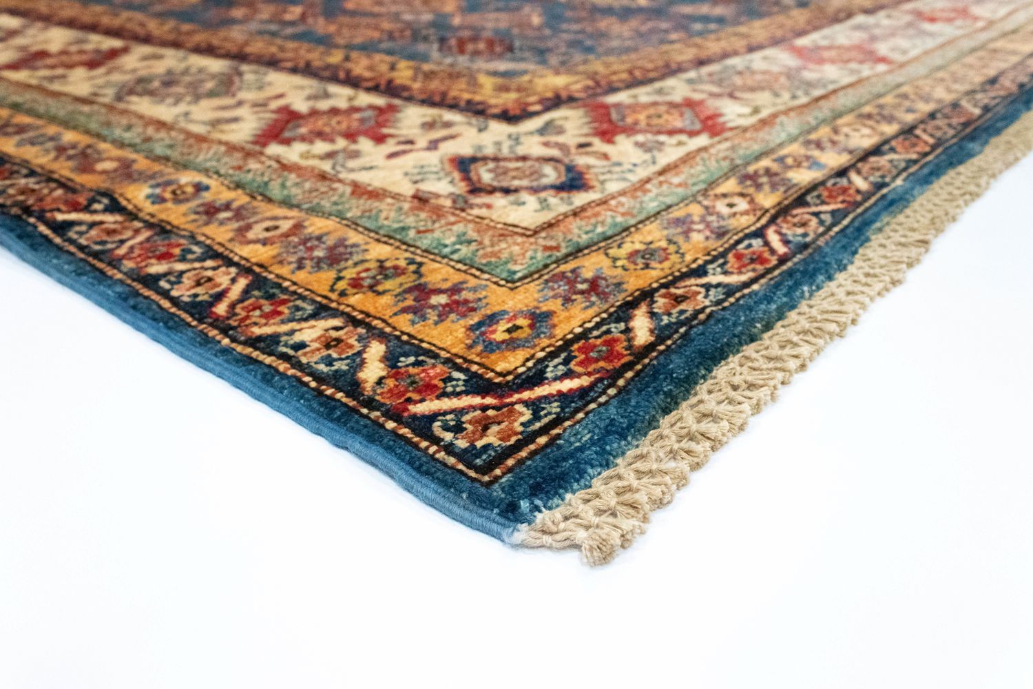 Alfombra Ziegler - Kazak - 303 x 205 cm - azul