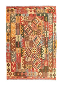 Alfombra Kelim - Oriental - 203 x 154 cm - naranja