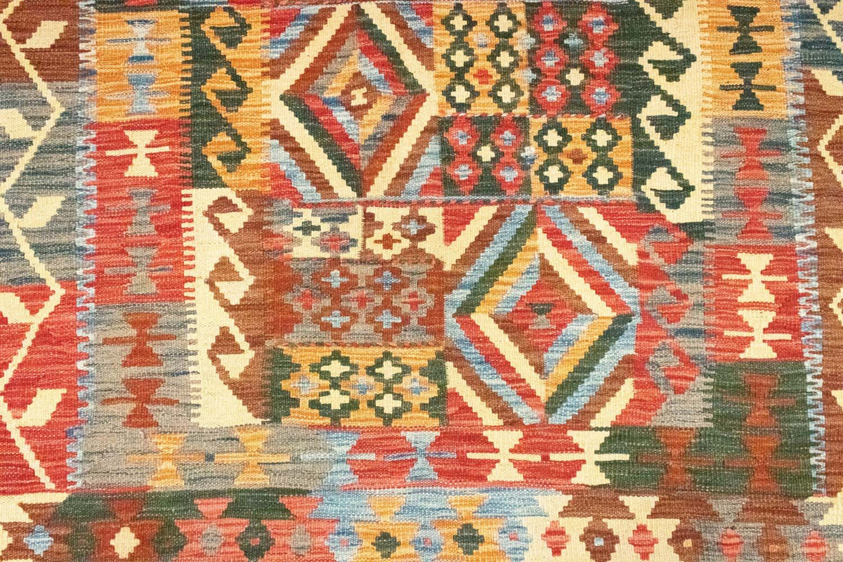 Alfombra Kelim - Oriental - 203 x 154 cm - naranja