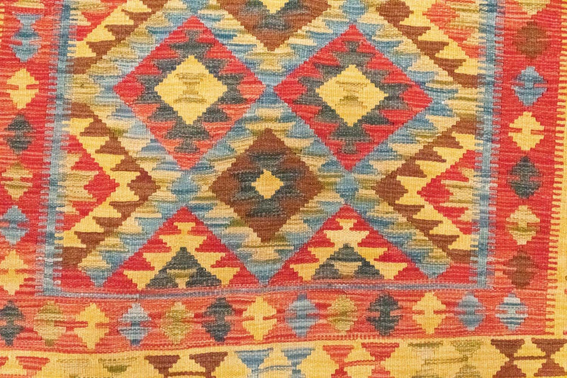 Alfombra Kelim - Oriental - 208 x 152 cm - amarillo