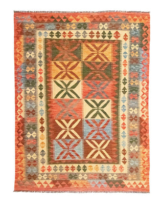 Alfombra Kelim - Oriental - 206 x 154 cm - naranja
