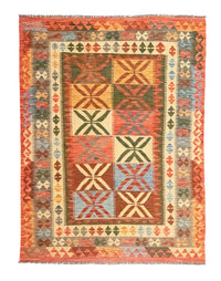 Alfombra Kelim - Oriental - 206 x 154 cm - naranja