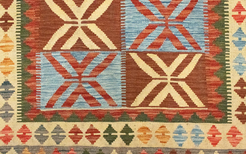 Alfombra Kelim - Oriental - 206 x 154 cm - naranja