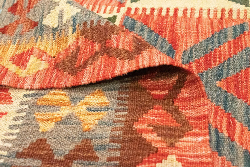 Alfombra Kelim - Oriental - 206 x 154 cm - naranja