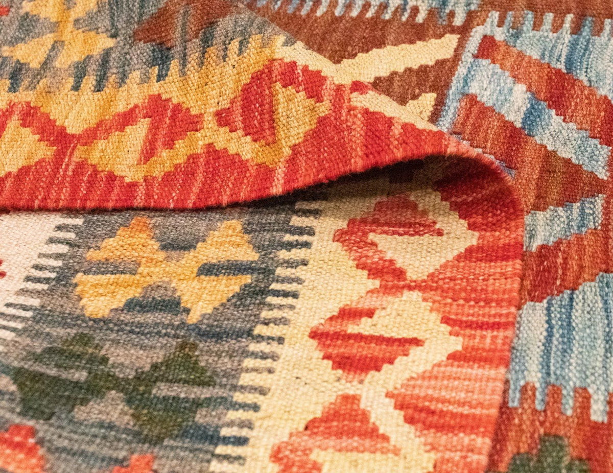 Alfombra Kelim - Oriental - 205 x 150 cm - naranja