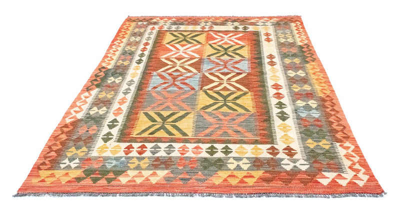 Alfombra Kelim - Oriental - 205 x 150 cm - naranja