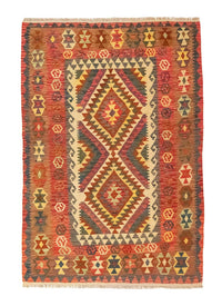 Alfombra Kelim - Oriental - 203 x 148 cm - naranja