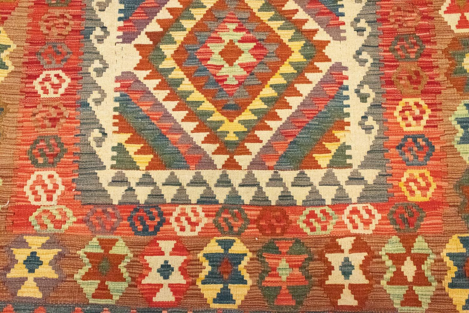 Alfombra Kelim - Oriental - 203 x 148 cm - naranja
