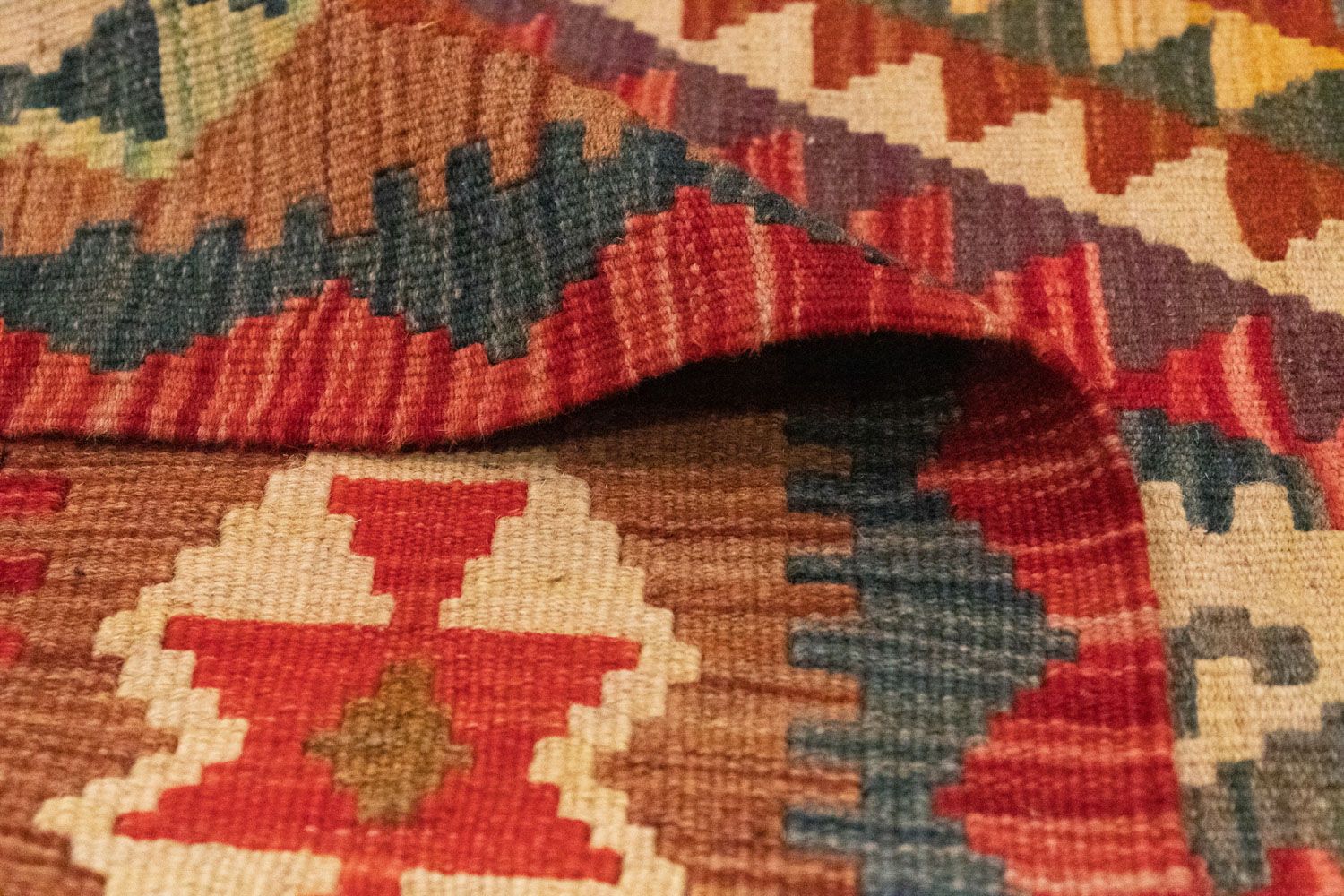 Alfombra Kelim - Oriental - 203 x 148 cm - naranja