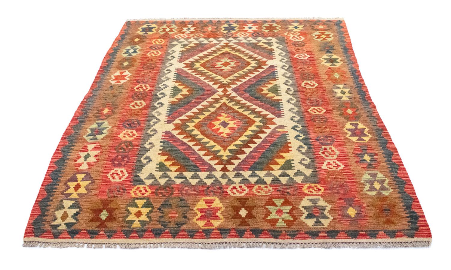 Alfombra Kelim - Oriental - 203 x 148 cm - naranja