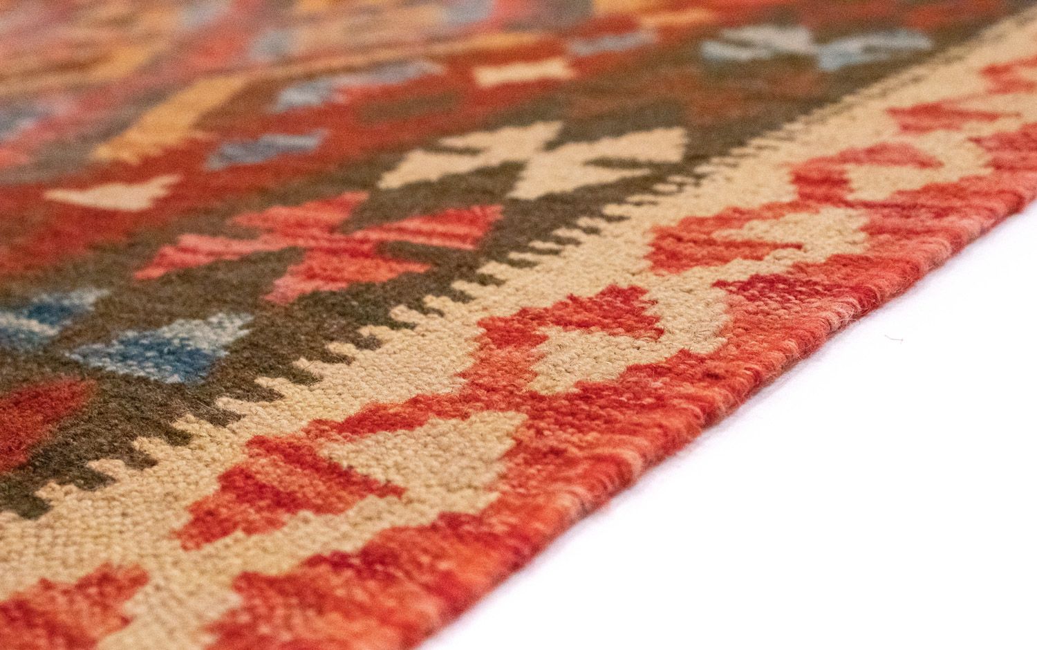 Alfombra Kelim - Oriental - 217 x 160 cm - naranja