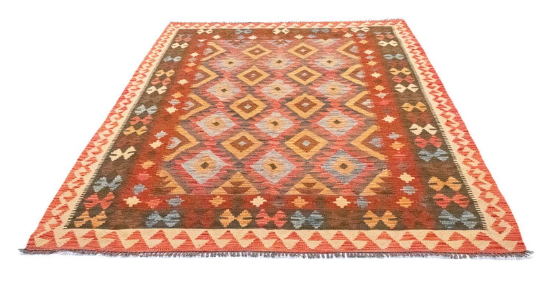 Alfombra Kelim - Oriental - 217 x 160 cm - naranja