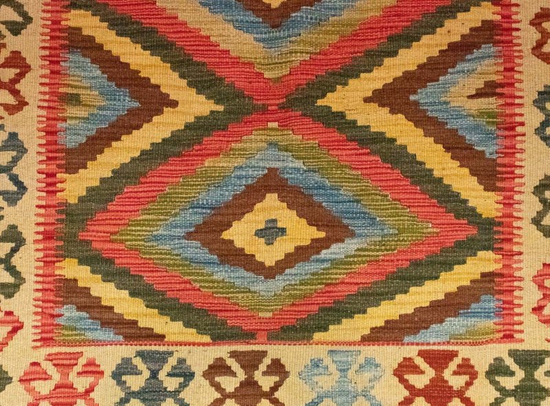 Alfombra Kelim - Oriental - 207 x 139 cm - multicolor