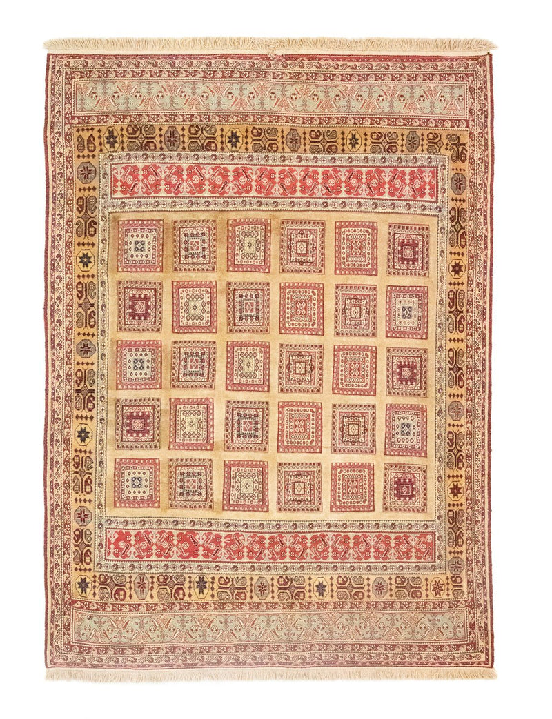 Alfombra persa - Nómada - 224 x 162 cm - oro