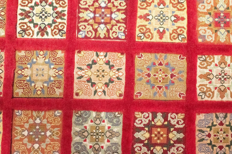 Alfombra persa - Nómada - 121 x 81 cm - rojo