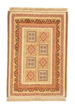 Alfombra persa - Nómada - 114 x 80 cm - multicolor