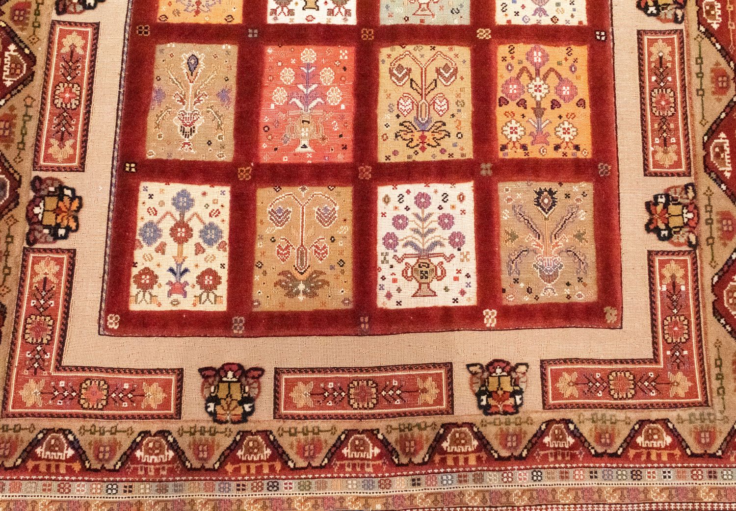 Alfombra persa - Nómada - 176 x 123 cm - marrón