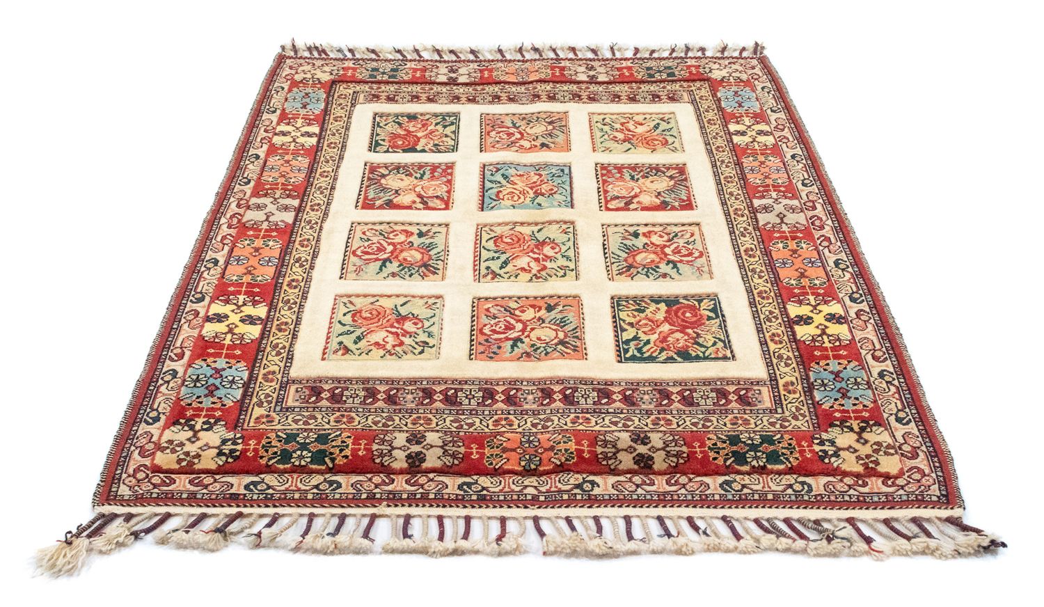 Alfombra persa - Nómada - 168 x 113 cm - colorido