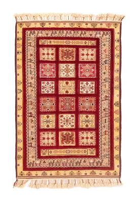 Alfombra persa - Nómada - 148 x 105 cm - rojo
