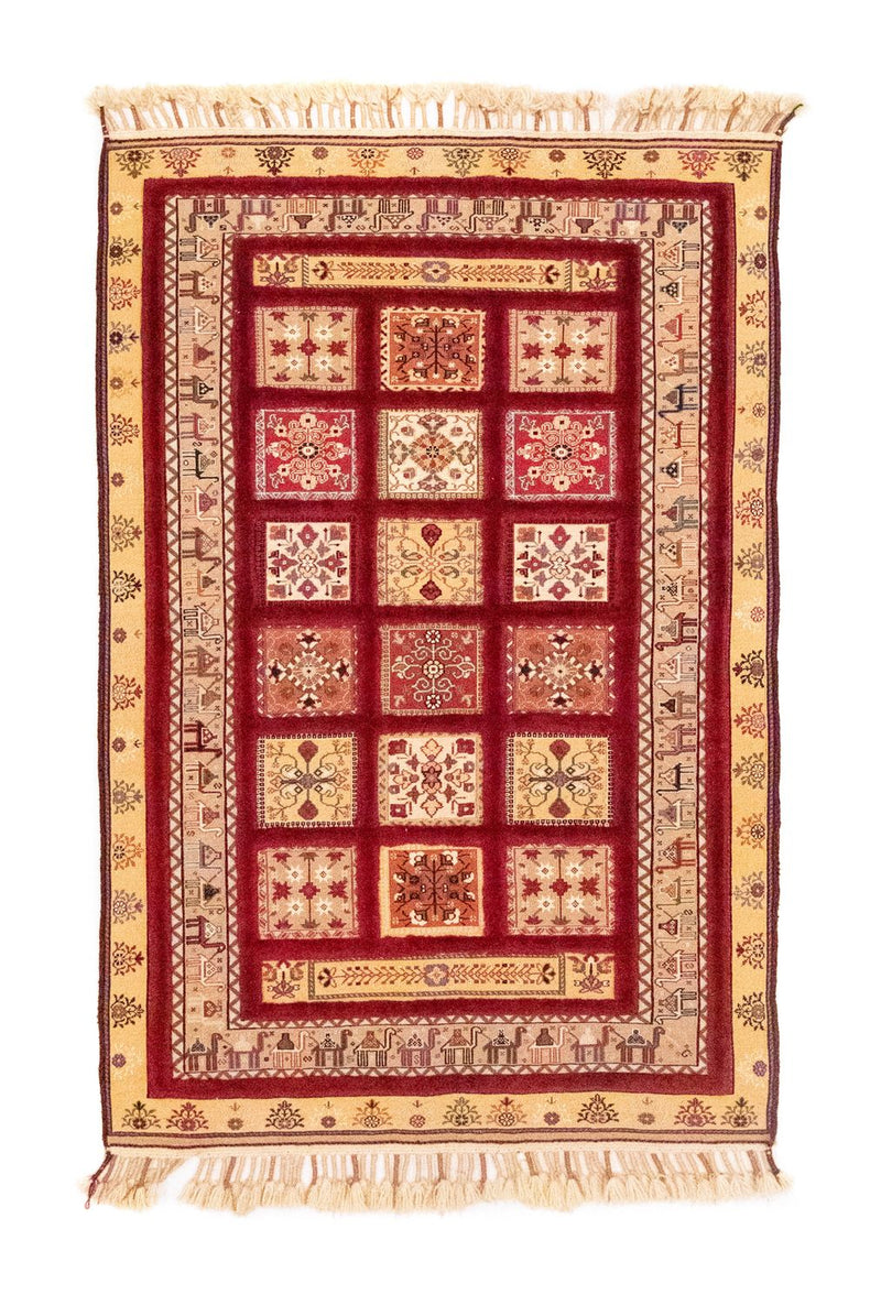 Alfombra persa - Nómada - 148 x 105 cm - rojo
