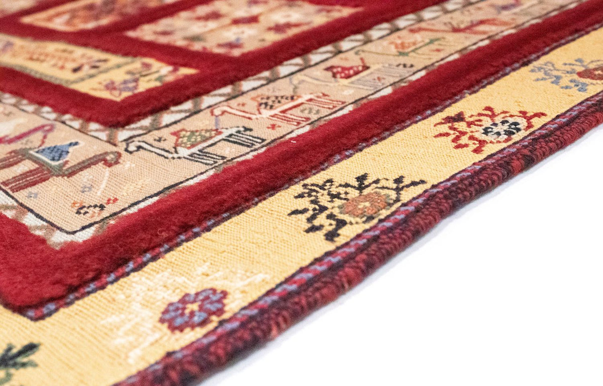 Alfombra persa - Nómada - 148 x 105 cm - rojo