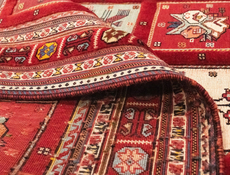 Alfombra persa - Nómada - 170 x 120 cm - rojo