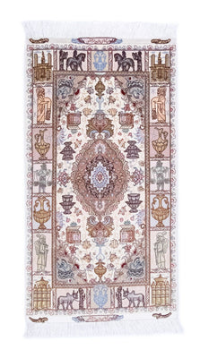Alfombra Persa - Tabriz - Real - 134 x 75 cm - beige