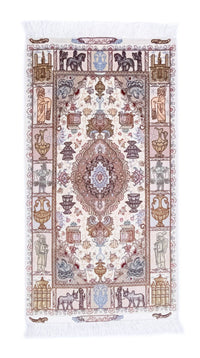 Alfombra Persa - Tabriz - Real - 134 x 75 cm - beige
