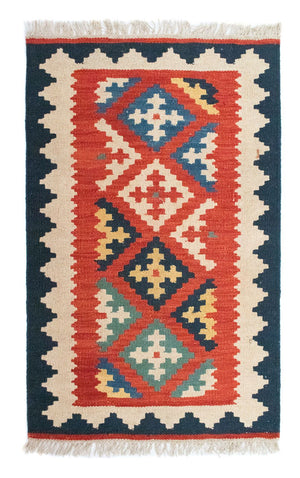 Alfombra Kelim - Oriental - 97 x 60 cm - naranja