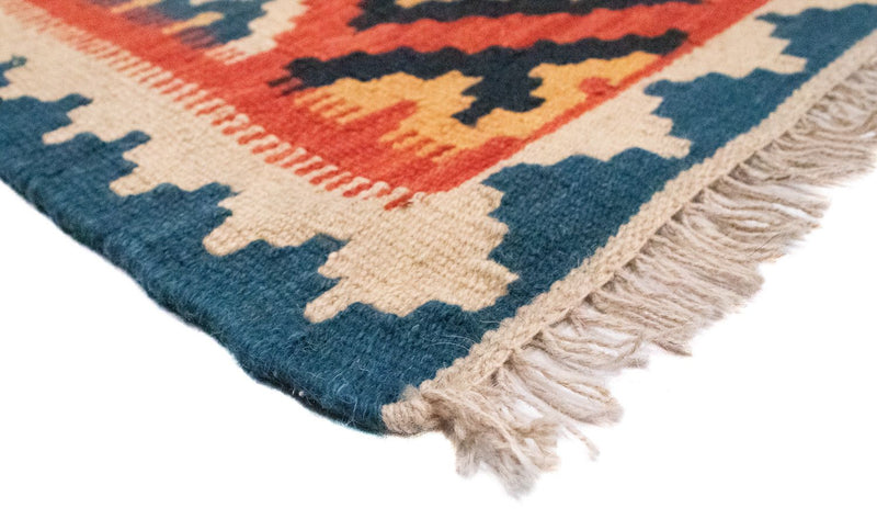 Alfombra Kelim - Oriental - 95 x 64 cm - naranja