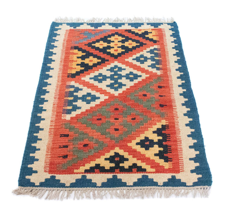 Alfombra Kelim - Oriental - 95 x 64 cm - naranja