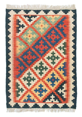 Alfombra Kelim - Oriental - 92 x 65 cm - naranja