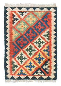 Alfombra Kelim - Oriental - 92 x 65 cm - naranja