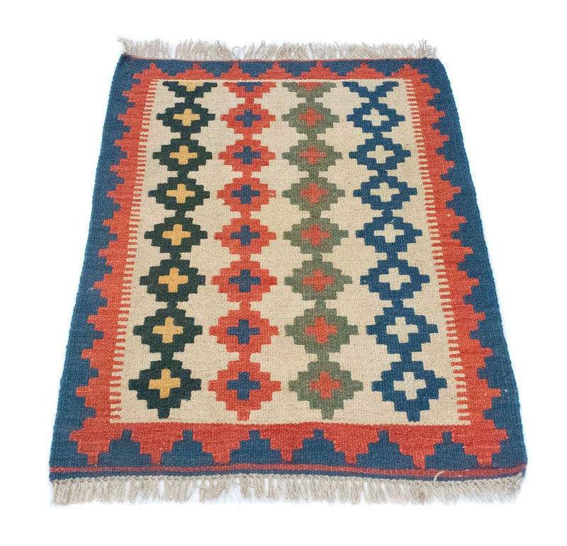 Alfombra Kelim - Oriental - 87 x 60 cm - beige
