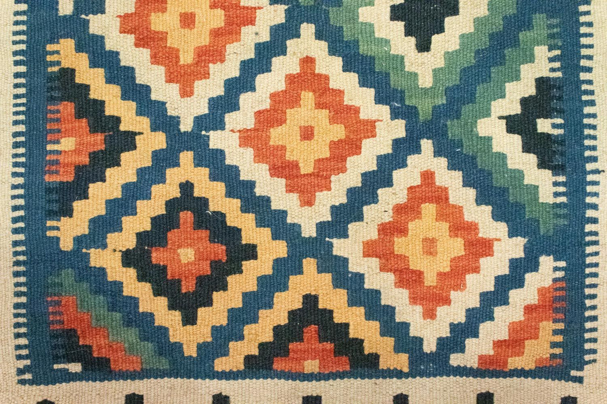 Alfombra Kelim - Oriental - 90 x 60 cm - azul