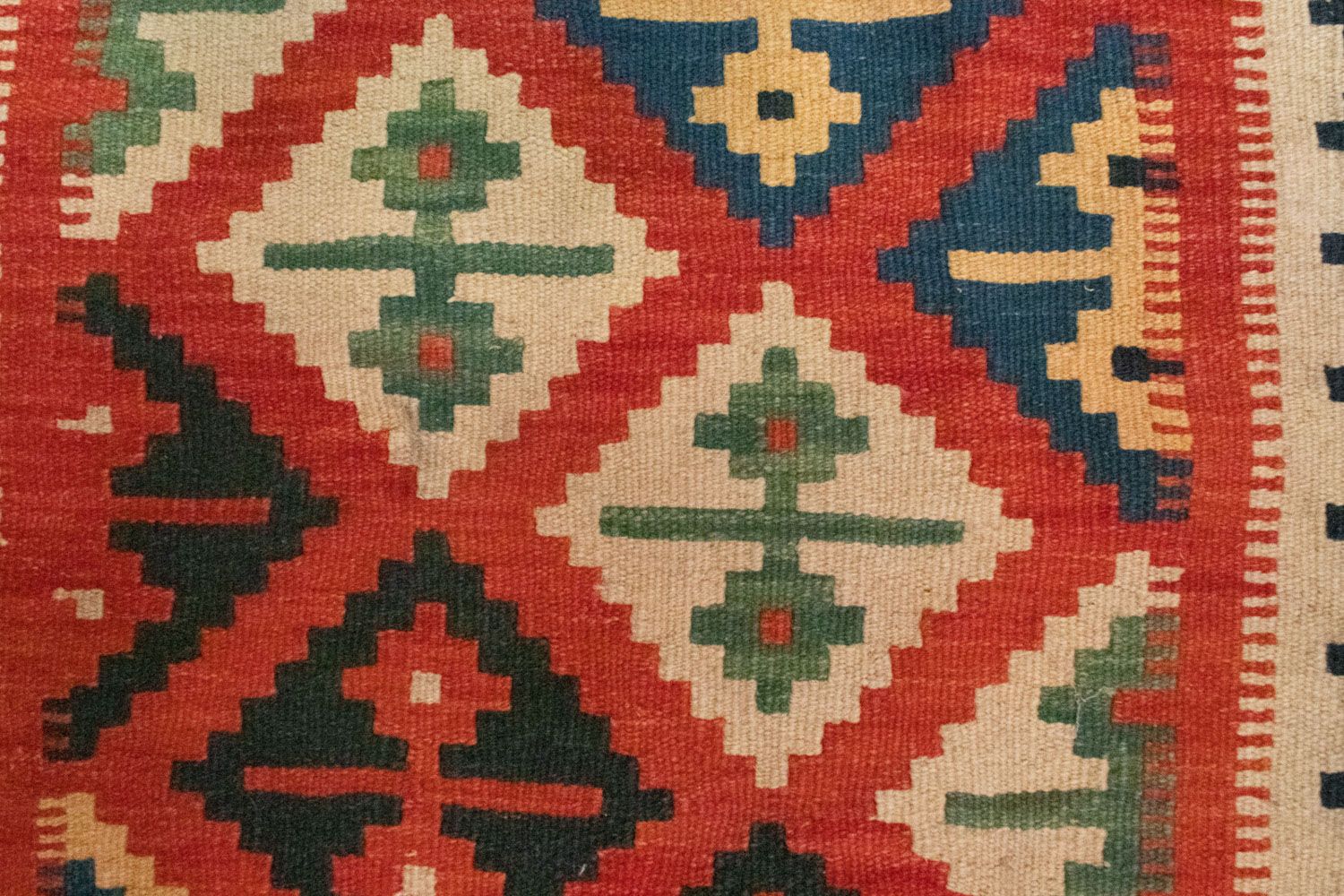 Alfombra Kelim - Oriental - 92 x 62 cm - multicolor