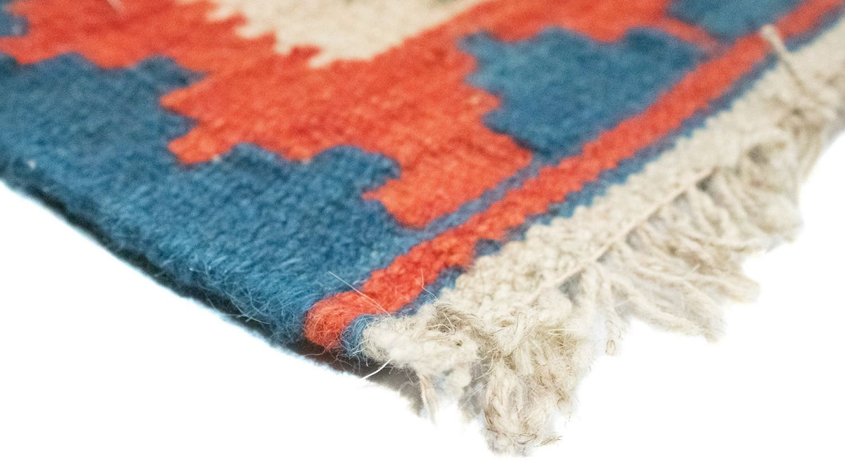 Alfombra Kelim - Oriental - 90 x 63 cm - naranja