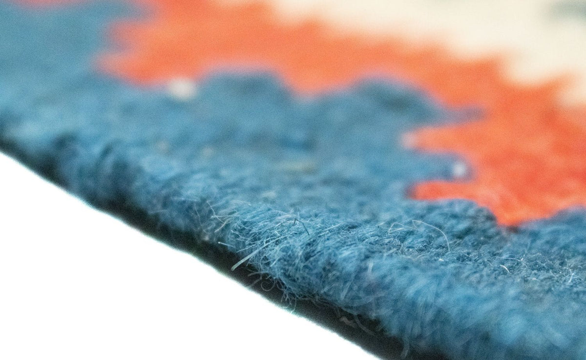 Alfombra Kelim - Oriental - 90 x 63 cm - naranja