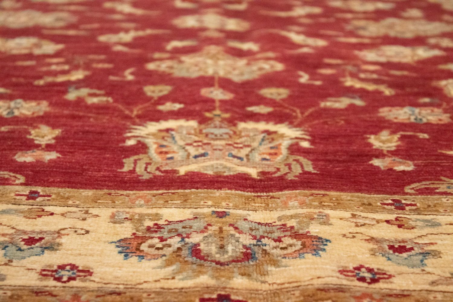 Alfombra Ziegler - 247 x 202 cm - rojo